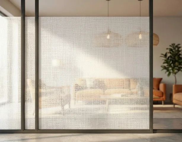 Film effet toiles de lin blanches