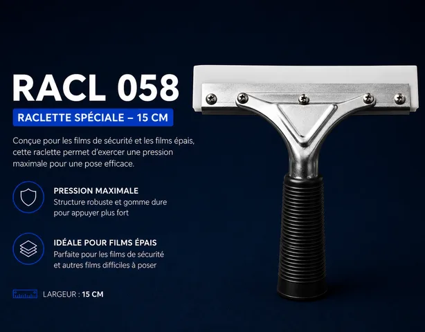 Safety squeegee – 15 cm