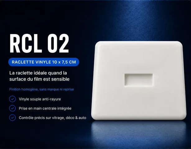 Raclette vinyle 10 x 7,5 cm