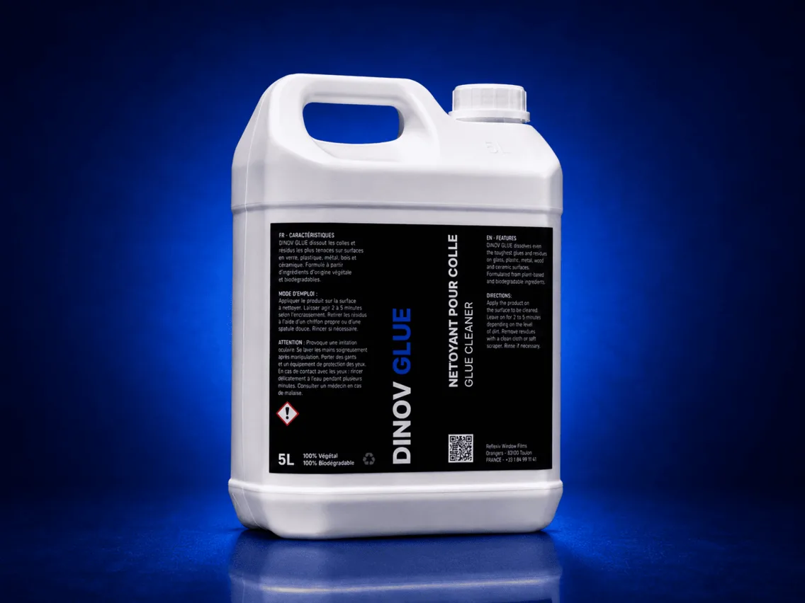 DINOV Glue 5L : Nettoyant puissant pour colle