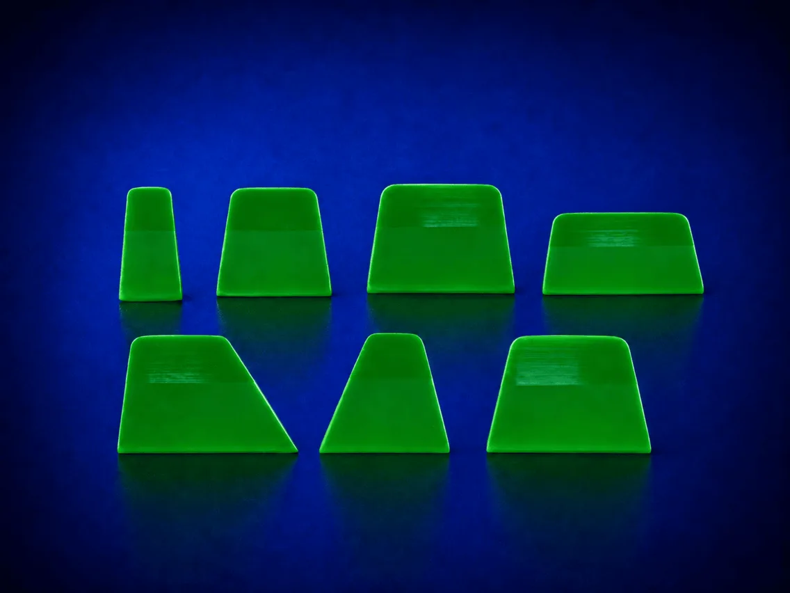 Lot de 7 raclettes PPF 